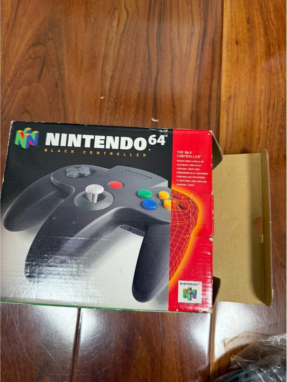 Nintendo 64 - N64 Black Controller [OEM] NUS-005 Original Box/ Insert Tested